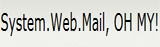 System.Web.Mail